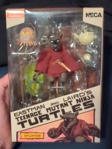 2023 TMNT NECA Teenage Mutant Ninja Turtles Mirage Comics SPLINTERâť—NO MOUSERâť— Cover