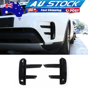 Glossy Black Front Grille Side Trim Frame For Land Rover Discovery 5 2017-2018 - Picture 1 of 7