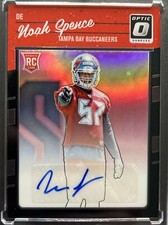 2016 Panini Noah Spence RV 04/25 Auto Donruss Optic BLACK  No.134 Buccaneers DE