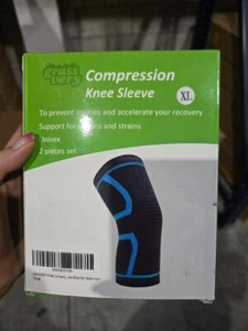 GRASSVERY Knee Compression Sleeve Support to Prevent Injuries - L & M sizes - Picture 1 of 7