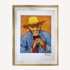 Vincent Van Gogh - Old Peasant - Vintage Limited Edition Art Print - Picture 1 of 9