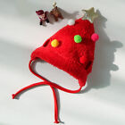 Pet Christmas Hat Bib Teddy Fadou Autumn and Winter Christmas Clothing Dressing