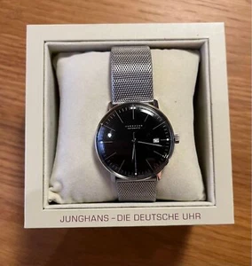 Junghans Max Bill Automatic Watch Black 38mm Men's Fashion Men's Watches - Picture 1 of 3