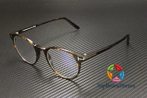 Tom Ford FT5695 B 052 Plastic Dark Havana 47 mm Men's Eyeglasses - Picture 1 of 6