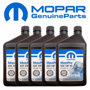 OLIO MOTORE MOPAR 5W-30 5 QUARTI PER JEEP - CHRYSLER - DODGE - Foto 1 di 1