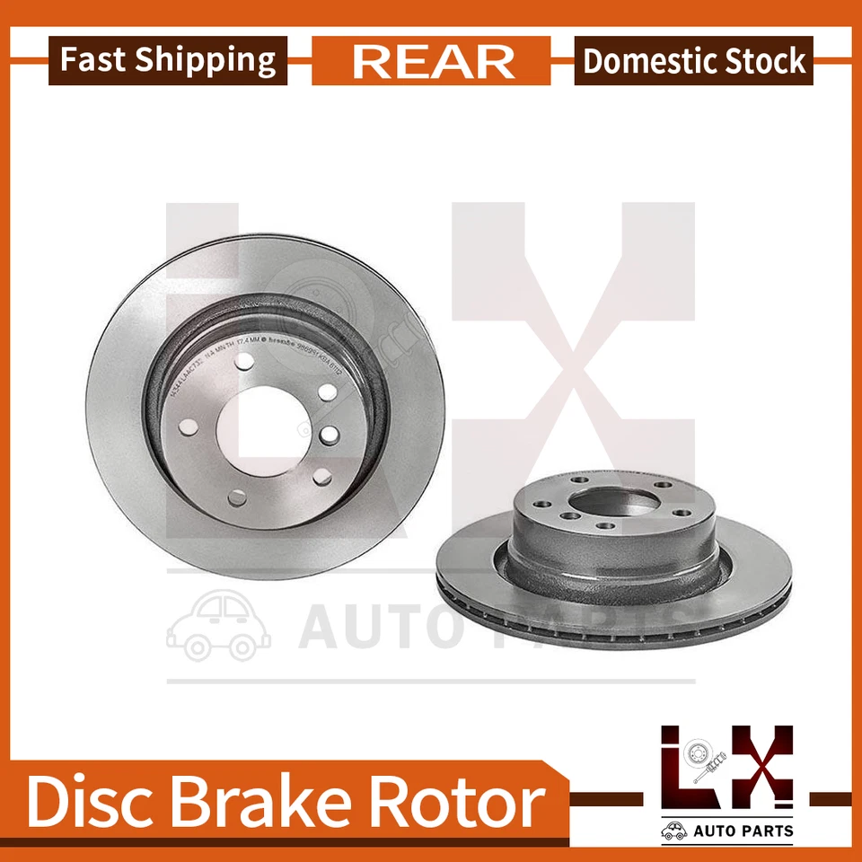 Juego de rotores de freno traseros Brembo de alto rendimiento OE para BMW Z4 2004 Foto 1 de 4
