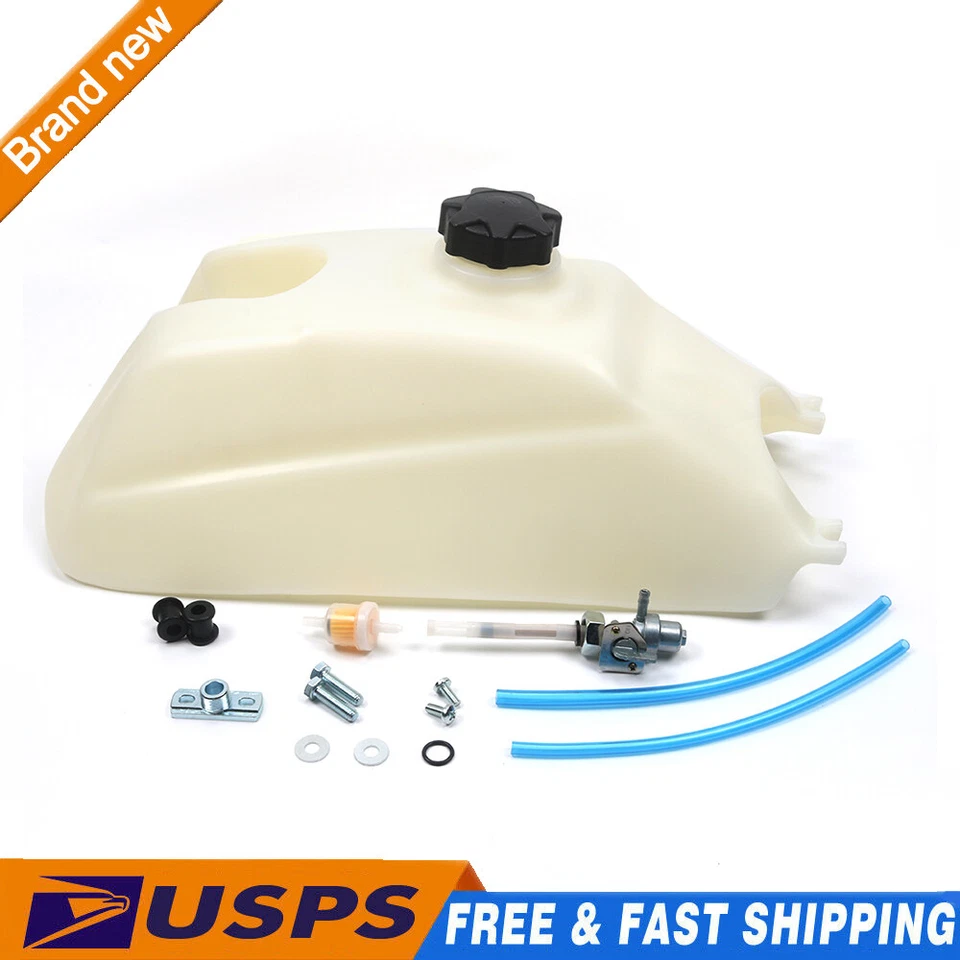 Gas Fuel Tank & Cap For 1984 Honda TRX 200 TRX200 Fourtrax Atvs Plastic - Imagem 1 de 4