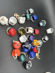 Lot of 27 Vintage  NFL Mini Gumball Football Helmets Lot See Pics. - Picture 1 of 10