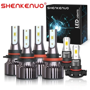 For Subaru XV Crosstrek 2013-2014 Combo 6x LED Headlight Hi-Low+Fog Light Bulbs - Picture 1 of 18