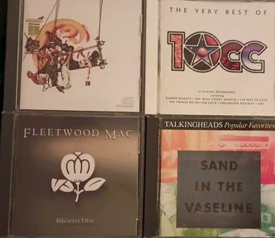 Classic Rock Greatest Hits CDs Chicago, Talking Heads, 10cc, Fleetwood Mac - Image 1 of 4
