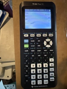 Texas Instruments Ti 84 Plus Ce Graphing Calculator - Black *READ* FAST SHIPPING - Picture 1 of 3