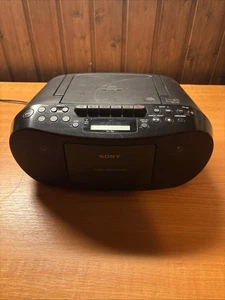 Sony CFD-S50 CD/Kassette-Radiorekorder, Schwarz - Bild 1 von 4