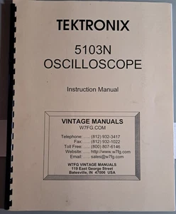 Tektronix 5102N Oscilloscope Instruction Manual - Bild 1 von 5