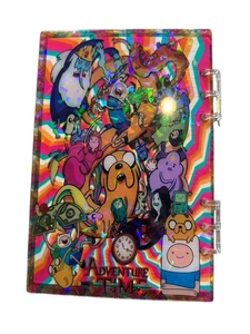 NEW Adventure Time Colorful Hardcover Notebook Journal Wiith 3D Cover Movement - Picture 1 of 5