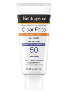 Neutrogena Clear Face FPS 50 protector solar para piel grasa - 3 fl oz - Imagen 1 de 8