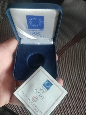 Official Empty Box Greece Grece 100 Euro 5🅰️OLYMPIC 2004🅰️ Griechenland Grecia - Image 1 of 3