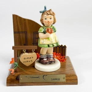 Rare MINT Goebel Hummel Limited Edition #12 The Surprise w/ stand Oma's House - Picture 1 of 10