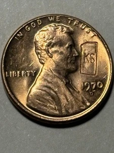 1970 D Lincoln this is a state stamped penny Kansas - Picture 1 of 2