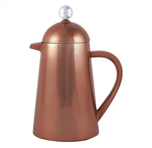 La Cafetiere Thermique Copper Double Walled 8 Cup with Lid 1 Litre - Picture 1 of 4
