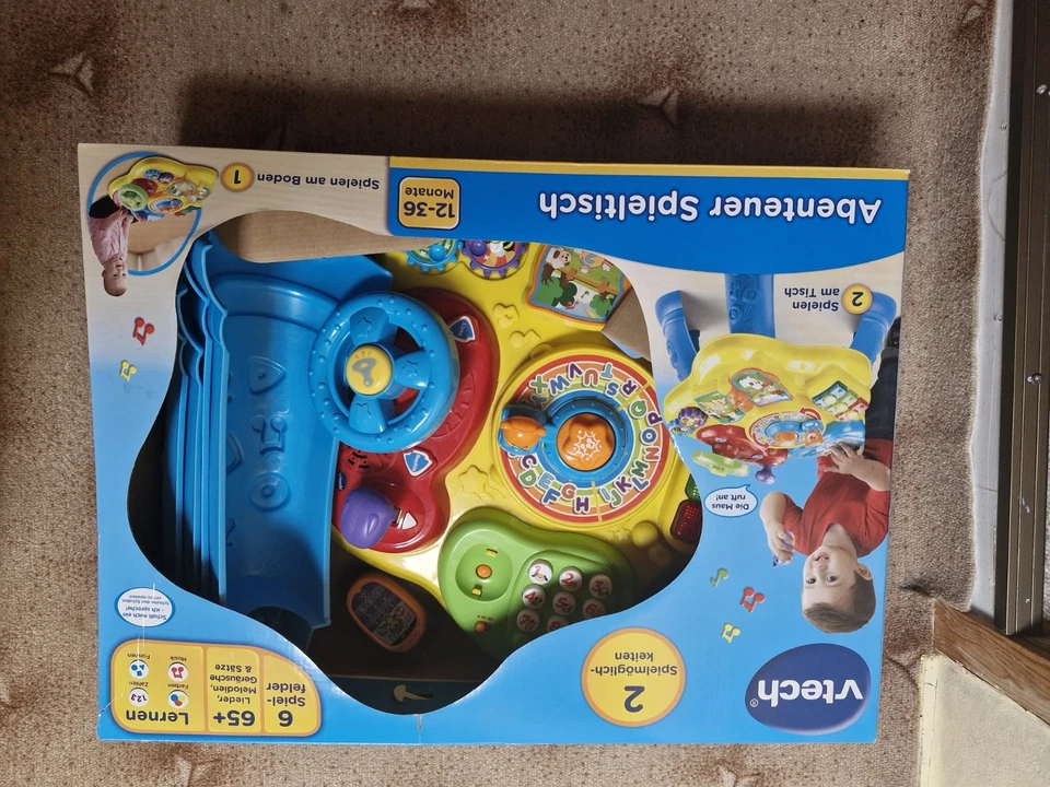 VTech Abenteuer Spieltisch , Activity Tisch für Babys - Bild 1 von 3