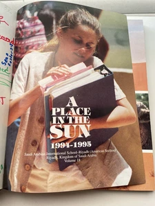 1994-1995 A Place in the Sun Saudi Arabian American School Riyadh Yearbook - Picture 1 of 7