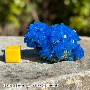 Chalcanthite a grade crystal - lab-grown blue copper sulfate - poland - genuine - Picture 1 of 1