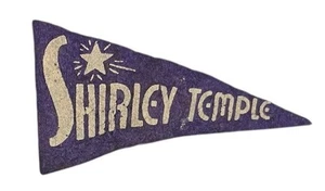 Vintage 1936 - 1938 Shirley Temple BF3 Mini Wimpel Schauspielerin Antik Früh - Bild 1 von 2