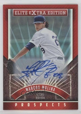 2015 Panini Elite Extra Edition Prospects Auto Marcos Molina #154 Auto - Image 1 of 2