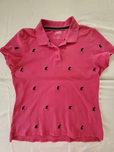 Disney Children's SZ M Polo With Embroidered Mickey Mouse Emblems Through Shirt - Picture 1 of 6