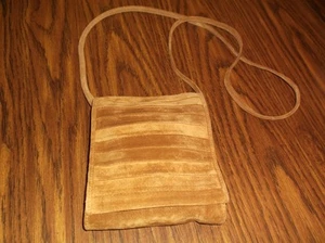 ANDRE CELLINI ITALY SADDLE TUCKED-FRONT FULL-FLAP SHOULDER BAG VTG 1980's~NWOT~ - Bild 1 von 10