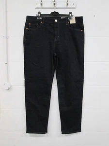 Dunkelblaue The Sienna Denim-Jeans gerades Bein Damengröße UK 20 von M&S neu mit Etikett - Bild 1 von 4