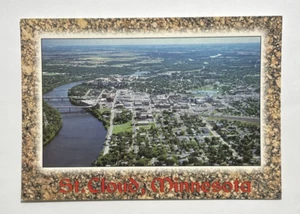 Aerial View St Cloud Minnesota The Granite City Postcard Unposted - Picture 1 of 2