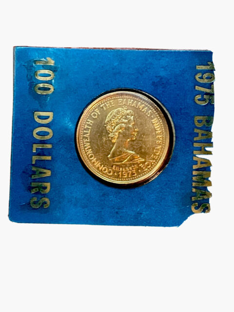 未流通黄金巴哈马硬币| eBay