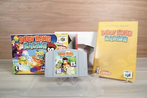 DIDDY KONG RACING NINTENDO 64 N64 - Complete CIB CLEANEST ON EBAY! MINT! - Picture 1 of 17
