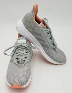 Adidas Duramo 9 Zapatos para Correr Para Mujer 9.5 EE. UU. Gris/Coral Tiza Tenis BB7006 - Imagen 1 de 8