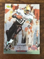 1995 Classic NFL Draft Silver Michael Westbrook #4 Rookie RC
