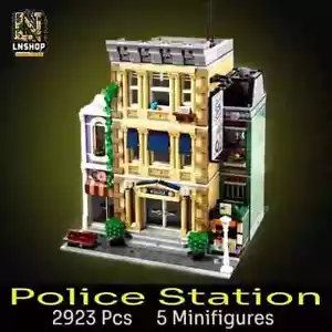 MOC Creator Expert 10278 Compatible Police Station Modular Building Blocks Set - Picture 1 of 10