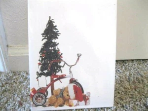 CHRISTMAS writing paper stationery - SOCIALLY YOURS #6075 SANTA TIME 1998 - Picture 1 of 2