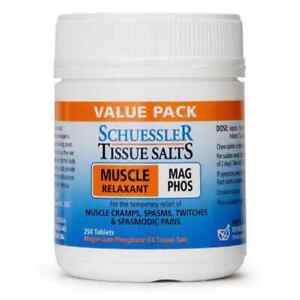 Schuessler MAG PHOS Tissue Salts - MUSCLE RELAXANT  (250Tablets)