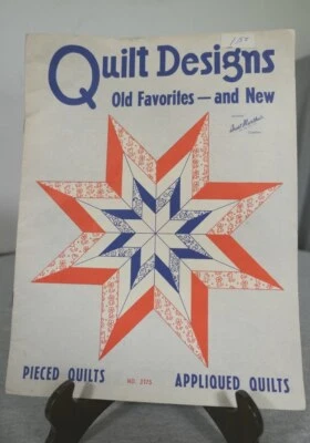 Colcha de tía Martha diseños viejos favoritos y nuevos patrones e instrucciones folleto Foto 1 de 4