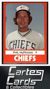Phil Huffman 1980 TCMA Syracuse Chiefs #9  Toronto Blue Jays