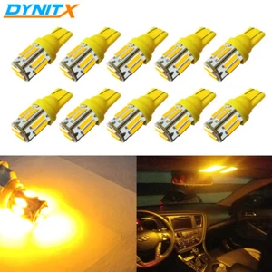 10x Amber Roof Cab Marker Clearance LED Bulbs Light for 1999-2014 FORD F250 F350 - Picture 1 of 9
