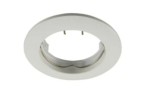 BIOLEDEX GU10 / GU5,3 MR16 Rund Einbaustrahler Einbaurahmen LED weiß - Picture 1 of 2