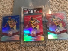 2014-15 Lebron James Panini Donruss Elite Set Status Die-Cut Red Blue /25 77 99