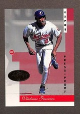 1996 Leaf #110 Vladimir Guerrero Rookie Signature Series Gold Press Proof