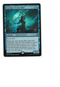 MTG Magic Karten 1x Sea Gate Stormcaller - Foil Promo gestempelt Zendikar Rising NM- - Bild 1 von 1
