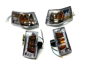 INDICADORES DELANTEROS Y TRASEROS VESPA P125X P150X P200E PERSONALIZADOS TRANSPARENTES ESTILO LEXUS - Imagen 1 de 5