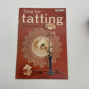 Libro de grupo de costura Time For Tatting Coat’s 813 1968 - Imagen 1 de 5