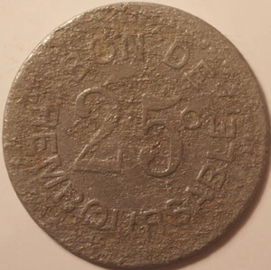Comores Français, 25 Centimes nd(1915), Rare !! - Picture 1 of 2