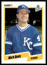 1990 Fleer Update #U-101 Mark Davis Kansas City Royals